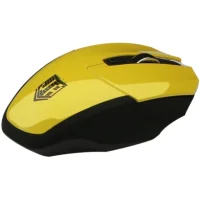 Мышь Jet.A Comfort OM-U38G (черный/желтый) фото 2